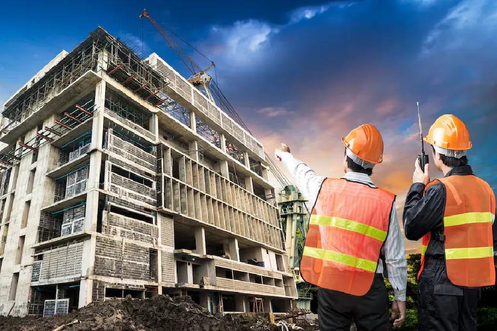 Construcción de edificio en Barcelona